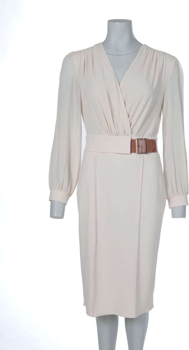 Rinascimento - Ecru - Jurk - S (36)