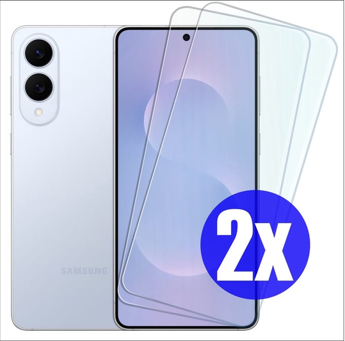 Screenprotector geschikt voor Samsung S25 Edge - Gehard Glas - Tempered Glass Armor Screen Cover - 2 Stuks