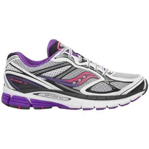 Saucony Guide 7 Sneakers Dames - Wit - Maat 37 - Mesh/Synthetisch