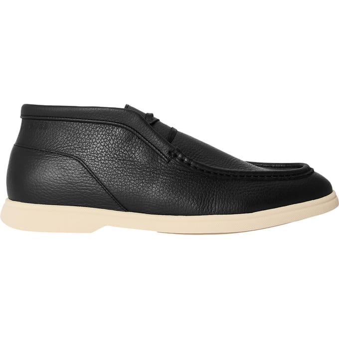Boss Heren Sienne Desb Leren Chukka Boots (Zwart)