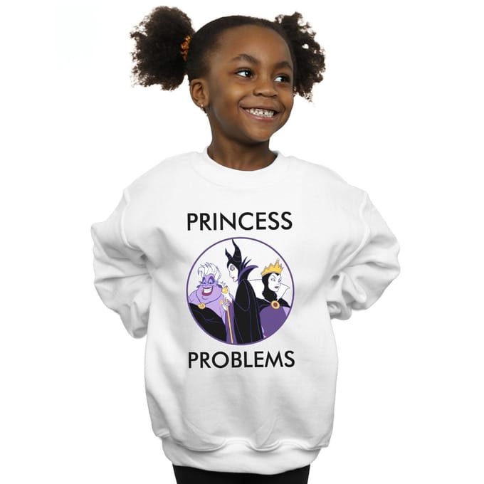 Disney Meisjes Schurken Prinses Hoofdpijn Sweatshirt (Wit)