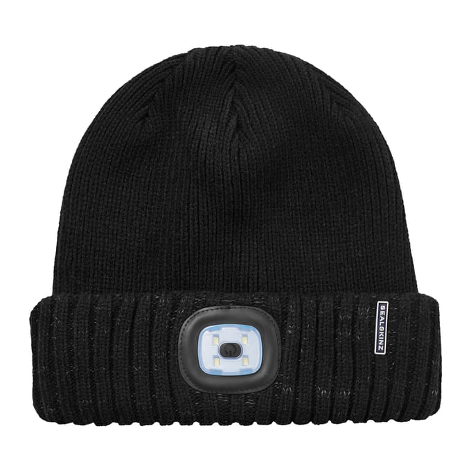 Waterdichte Koude Weer LED Rolrand Beanie voor Mannen en Vrouwen
