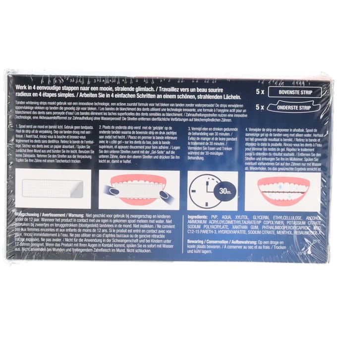 Lucovitaal Whitening Tandenstrips - 5 sets