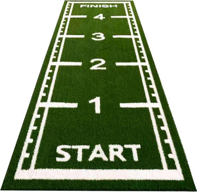 ForzaFit Sprinttrack kunstgras - Indoor/Outdoor - 5 x 1.5 meter - Groen - 25mm