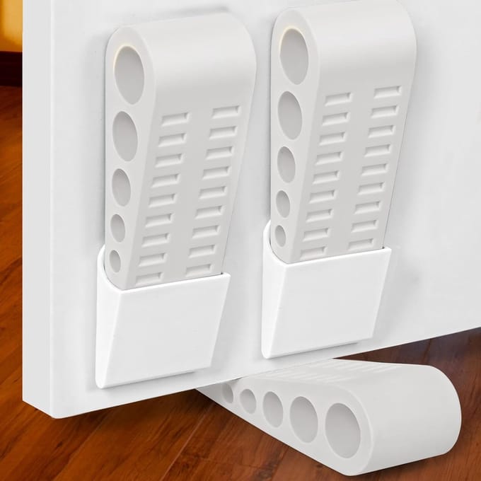 Deurstoppers 3 stuks - Deurwiggen rubber - Deur open houden - Antislip basis - 12.7 x 4.1 x 3.3 cm