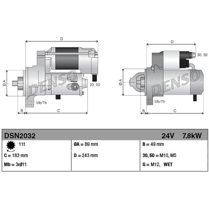Starter DENSO DSN2032