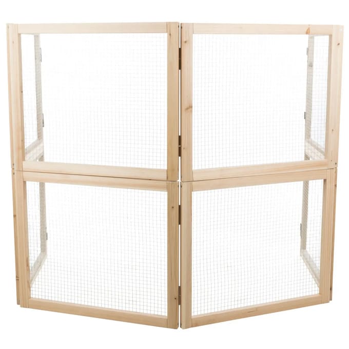 Trixie - Indoor Ren - 4 Panelen - Hout - 60-240X50 cm