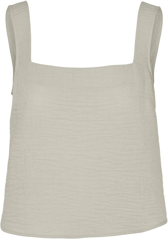 VERO MODA - VMKITA SL SQUARE NECK TOP WVN SB2 TS GA - Dames - Blouses