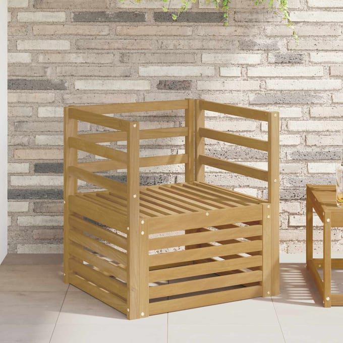 vidaXL - Buiten - bank - set - Massief - Acacia - Hout - Wit