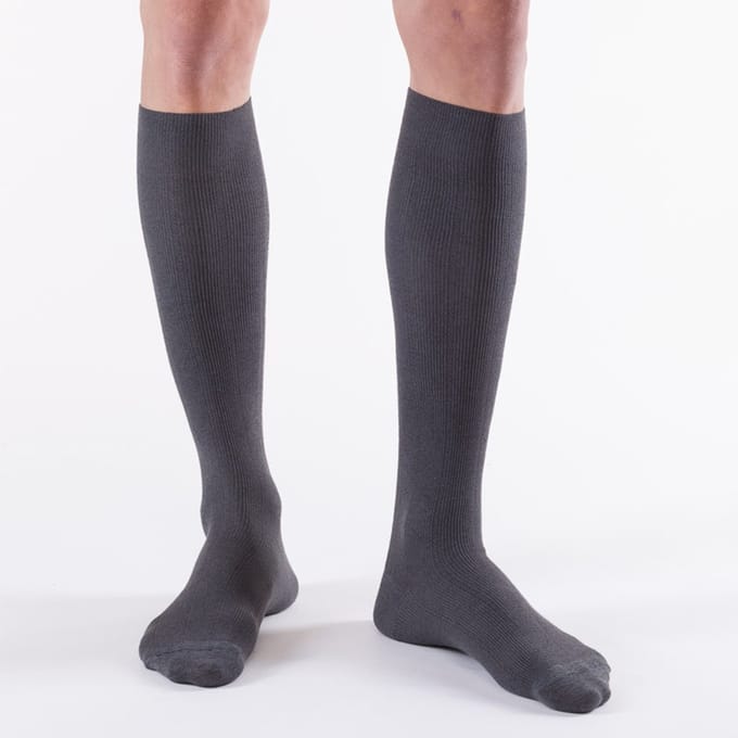 Thuasne Venoflex Fast Cotton Compressiekousen Grijs-Man-Lang-Maat 4