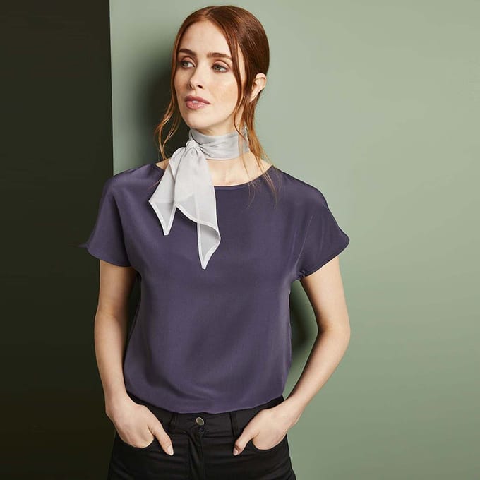 Premier Dames/vrouwenwerk Chiffon Formele Sjaal (Wit)