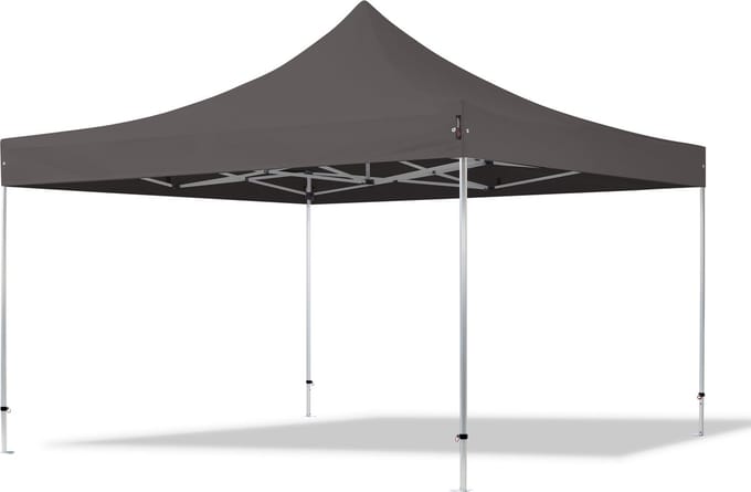 4x4 m Easy Up partytent Vouwpaviljoen PROFESSIONAL alu 40mm, crème