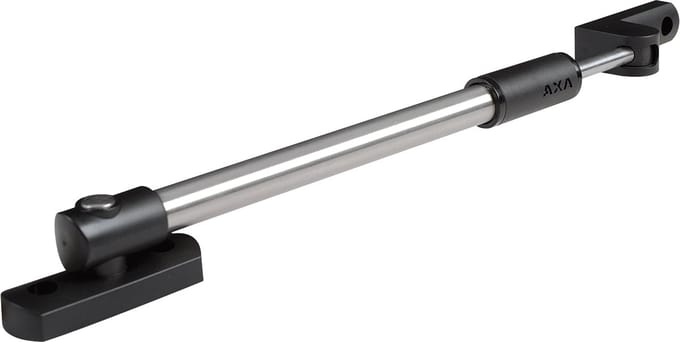 AXA Telescopische Raamuitzetter (type 30 EX) Geborsteld RVS: Naar buiten draaiend (30 cm).
