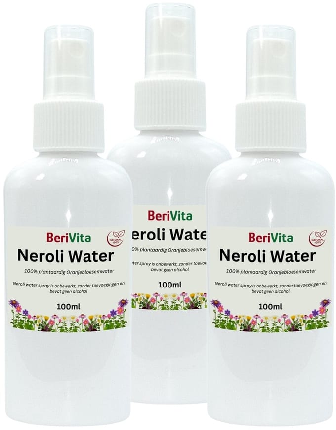 Oranjebloesemwater 3x100ml Spray - Puur - Hydrosol, Hydrolaat - Neroli Water