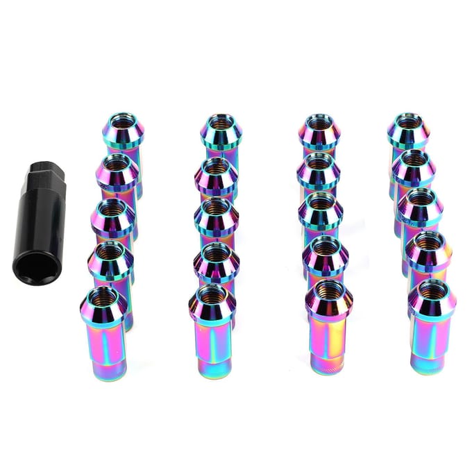 20 stuks 12x1.5mm Wielmoeren Open Einde Verlengd Professionele Auto Auto Modificatie Accessoire