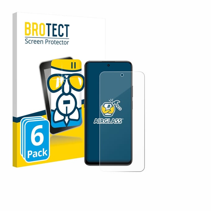 Screenprotector 6 Stuks voor Honor 400 Smart 4G Beschermglas transparant