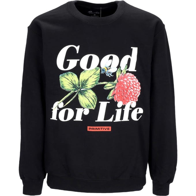 Feliz Crewneck Heren Sweatshirt Zwart