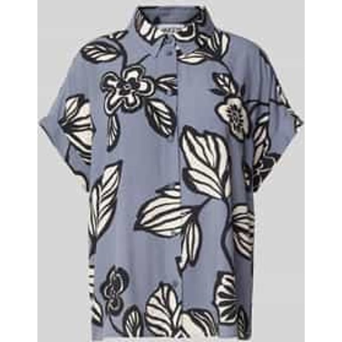 Relaxed fit blouse met kapmouwen