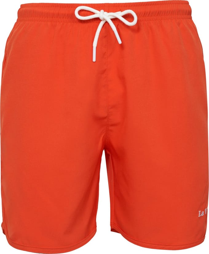 Zwemshort La V effen kleur Oranje S