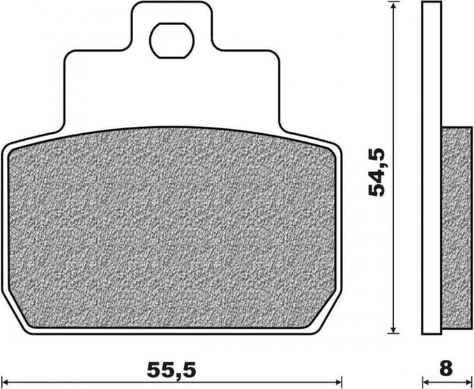 Plaquette de frein One pour Scooter Piaggio 125 MP3 2006 à 2008 Neuf