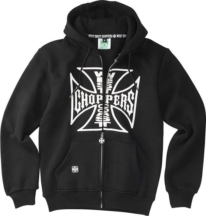 West Coast Choppers Og Logo Sweatshirt Met Rits Zwart 2XL Man