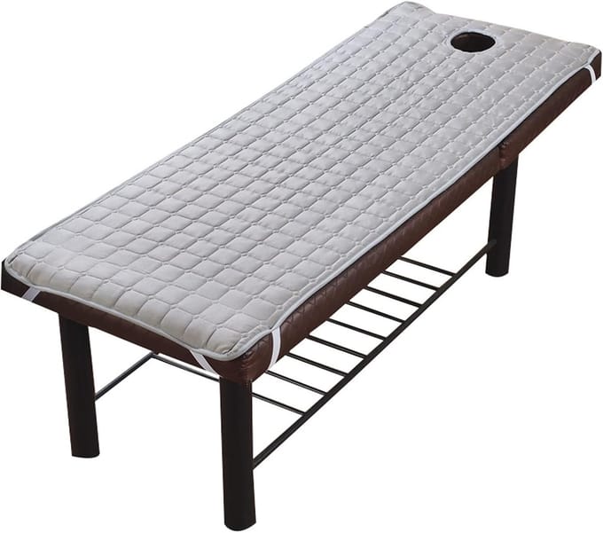 Bedekking voor Massage en SPA Behandelingen met Ademopening, Polyester, Elastisch, 190x70cm - Grijs