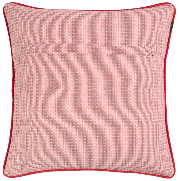Hyacinth Kussen wafel rood 45x45cm