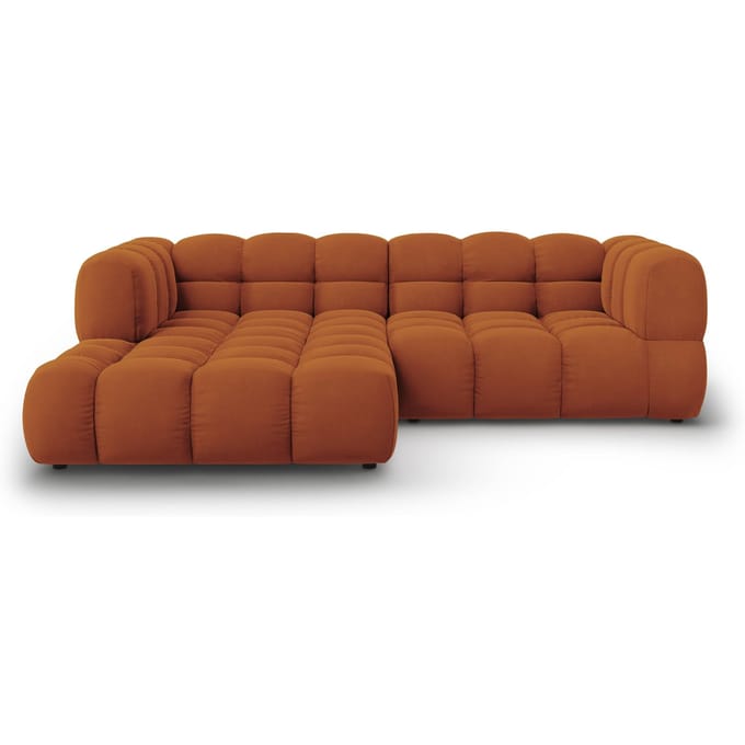 3-zits hoekbank Sky links velvet | Cosmopolitan Design