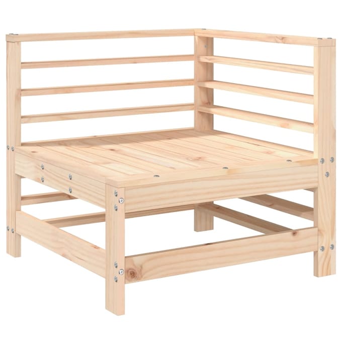 vidaXL - 6-delige - Loungeset - massief - grenenhout