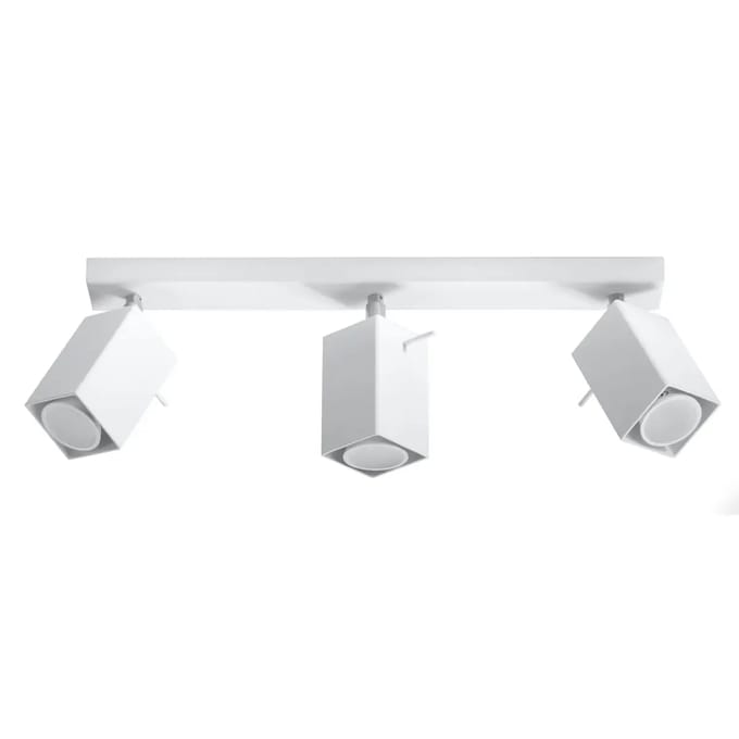 Sollux Lighting Plafondlamp Merida - GU10 - wit - staal - 16x45x6cm