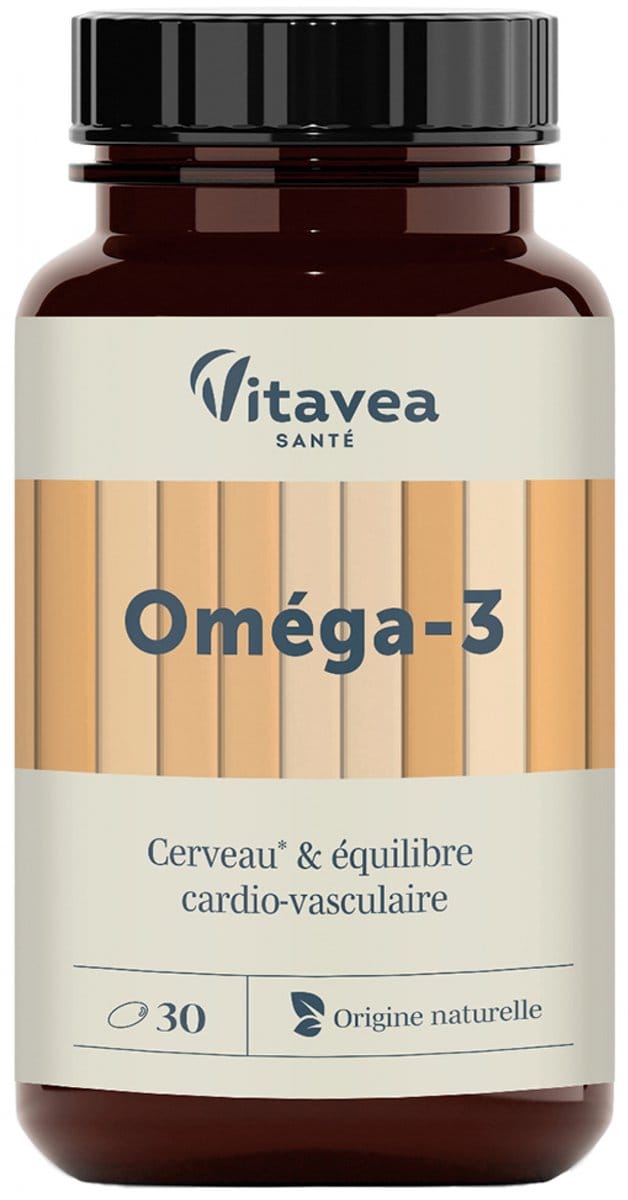 Vitavea Omega 3 Hersenen & Cardiovasculair Evenwicht 30 Capsules