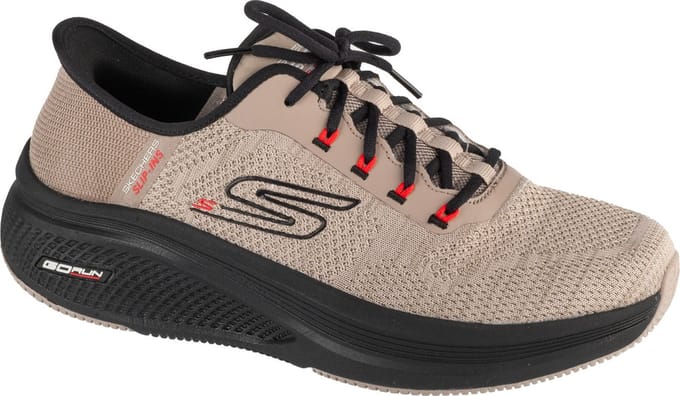 Skechers Slip-Ins: Go Run Elevate 2.0 220852-TPBK, Mannen, Grijs, Hardloopschoenen, maat: 46