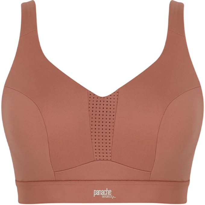 Panache - Endurance Wired Non Padded Sport BH - Sienna Rose - 80D