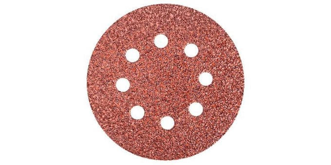 Schuurcircel 125mm, K80 3 stuks verpakking, Velcro
