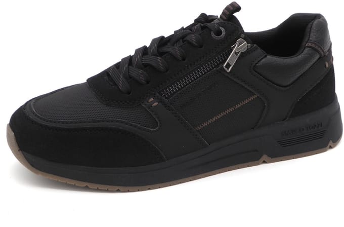 Marco Tozzi Heren Sneaker - 13613-001 Zwart - Maat 44
