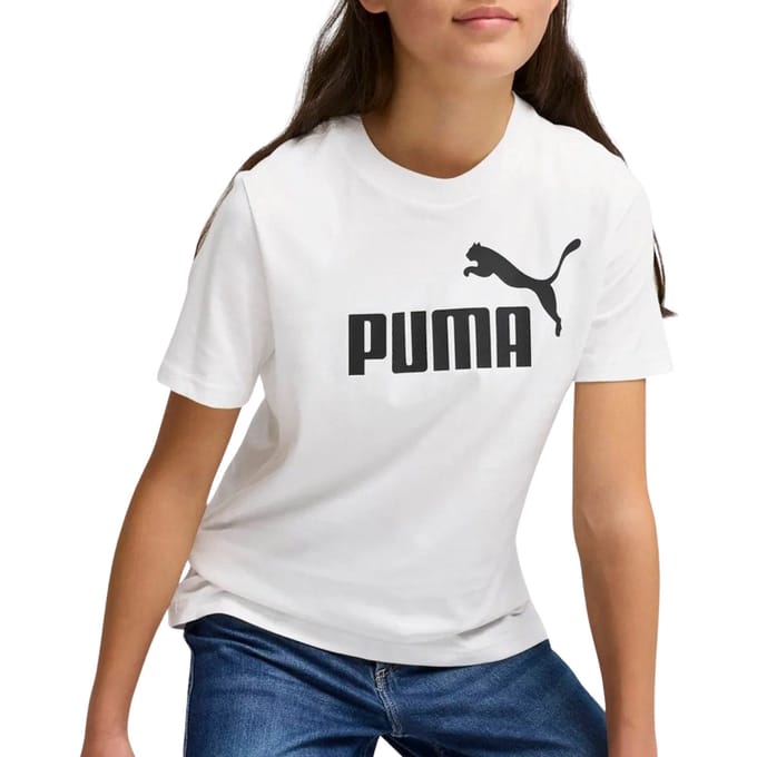 PUMA ESS No. 1 Logo Tee G Meisjes T-shirt - PUMA White