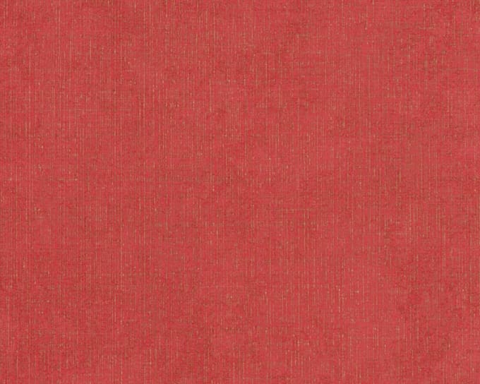 TEXTIELLOOK BEHANG | Metallic Linnenstructuur - rood goud - A.S. Création My Home My Spa