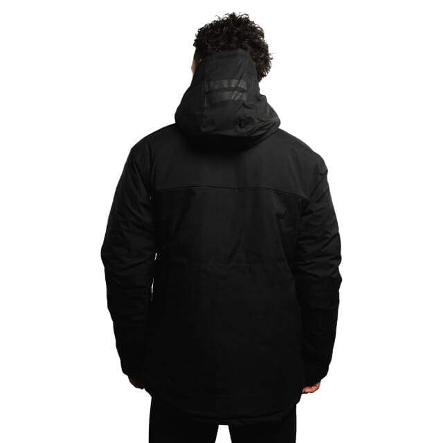 Heren Padded Jacket Evergreen - Zwart/Wit