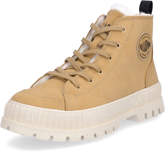 Palladium 74353-252-M Pallashock Zip Warm - Dameslaarzen - Lief-Bruin-M