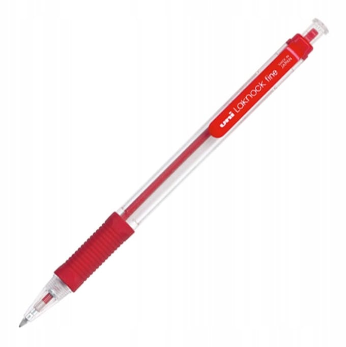 UNI SN-101 Rood Schrijfpen - Comfortabel & Vlekkeloos Schrijven