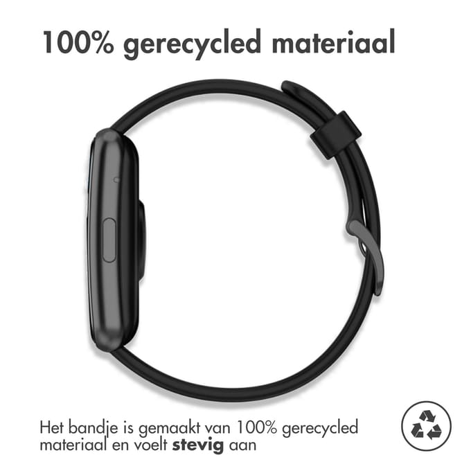 imoshion Siliconen bandje voor de Huawei Watch Fit - Zwart