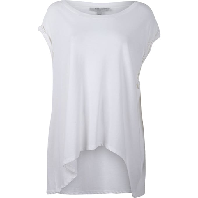 AllSaints Sanza Tank Chalk White Größe: L | Hemden Outlet | Damen | Weiß