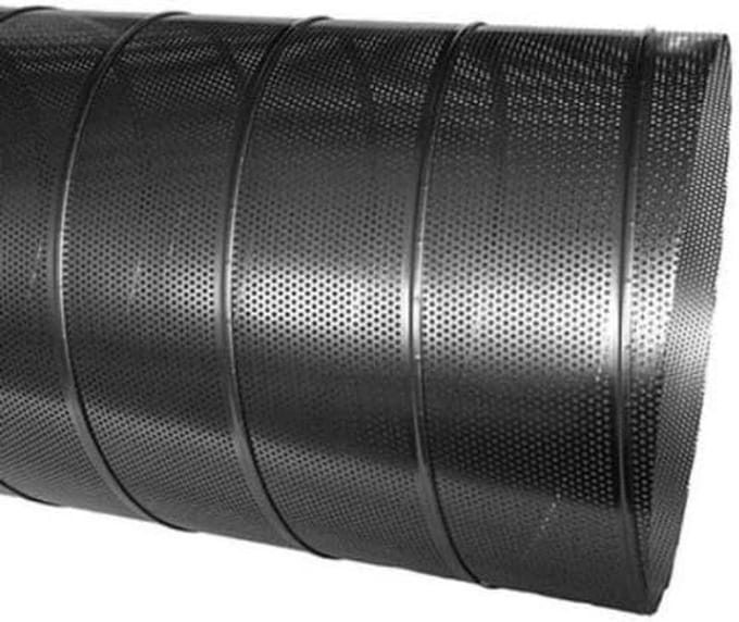 Geperforeerde Ventilatiebuis Rond - Verzinkt Staal - Diverse Diameters