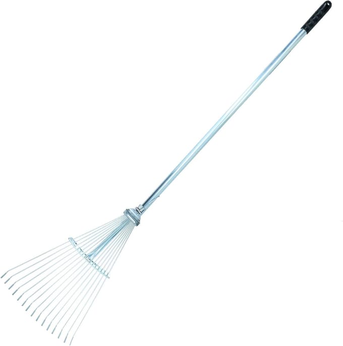 Gazon Raker - Blad Harken - Tuinonderhoud - Verstelbare Breedte - 125cm Lengte
