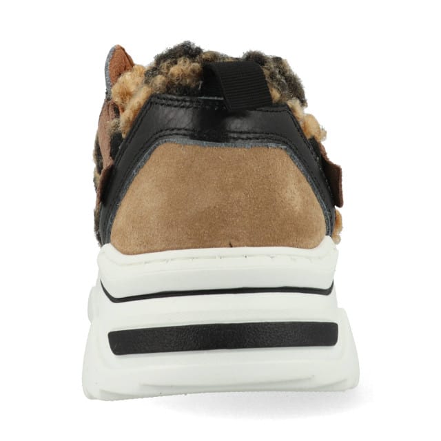 Dames Sneakers Dwrs Pluto Teddy Leopard Black/cogn Zwart - Maat 38
