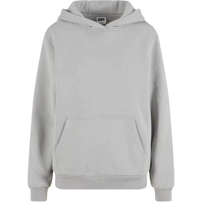 Urban Classics - Fluffy Hoodie/trui - L - Grijs
