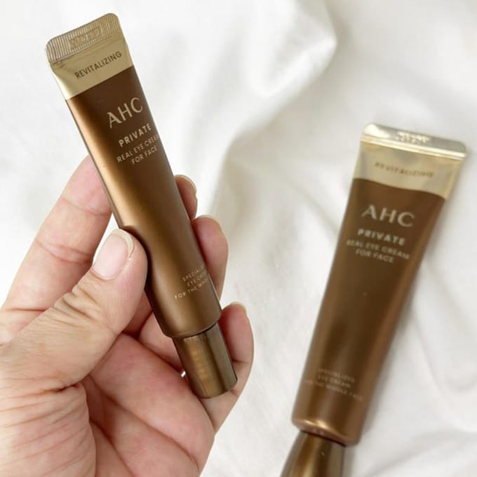 [AHC] Crème Yeux Privée Pour le Visage Coffret Cadeau (30 ml + 10 ml) 1 BOX (30ml+10ml) yellow