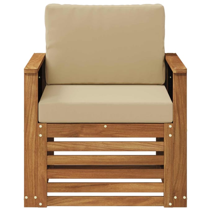 vidaXL - Buiten - Midden - Sofa - Naturel