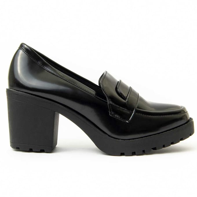 Mocasín De Tacón Para Mujer.  Montevita  Moccavita5  93936 41 zwart
