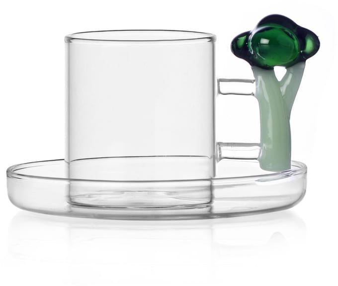 Ichendorf Milano - Koffiekop met schoteltje Broccoli - Kopjes